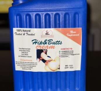 Hip & Butt Cream (5 Liters)